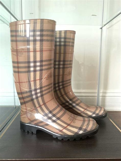 burberry tall rain boots|authentic burberry rain boots.